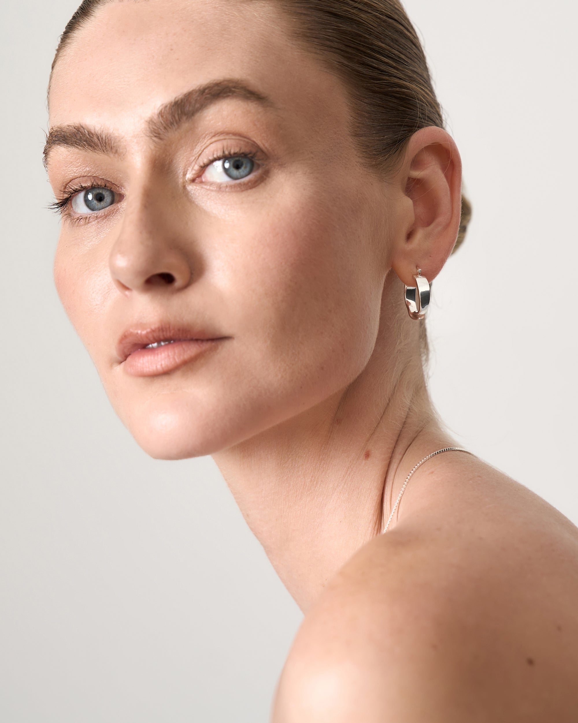 SILVER RIPPLE EARRINGS