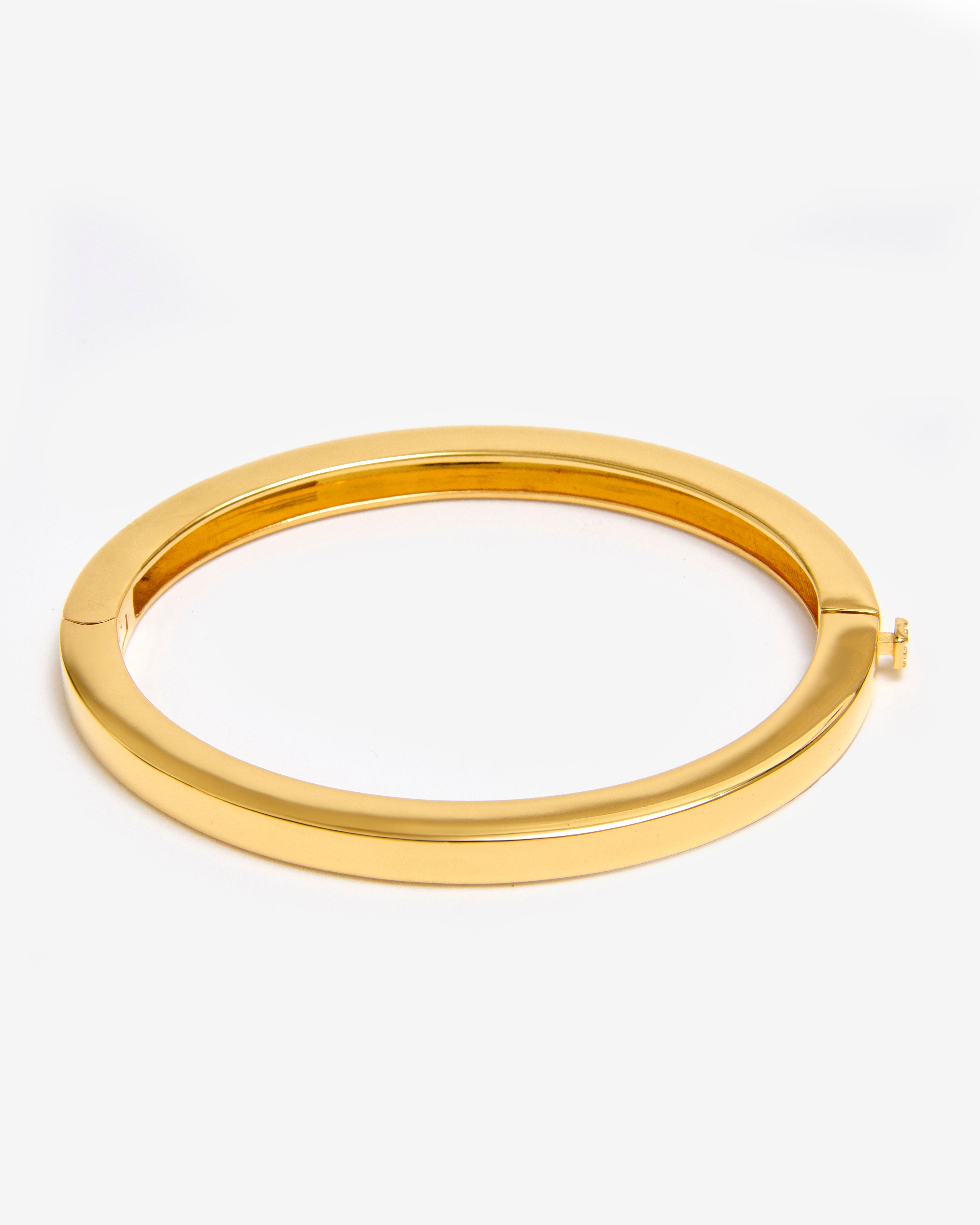 GOLD SIGNATURE BANGLE