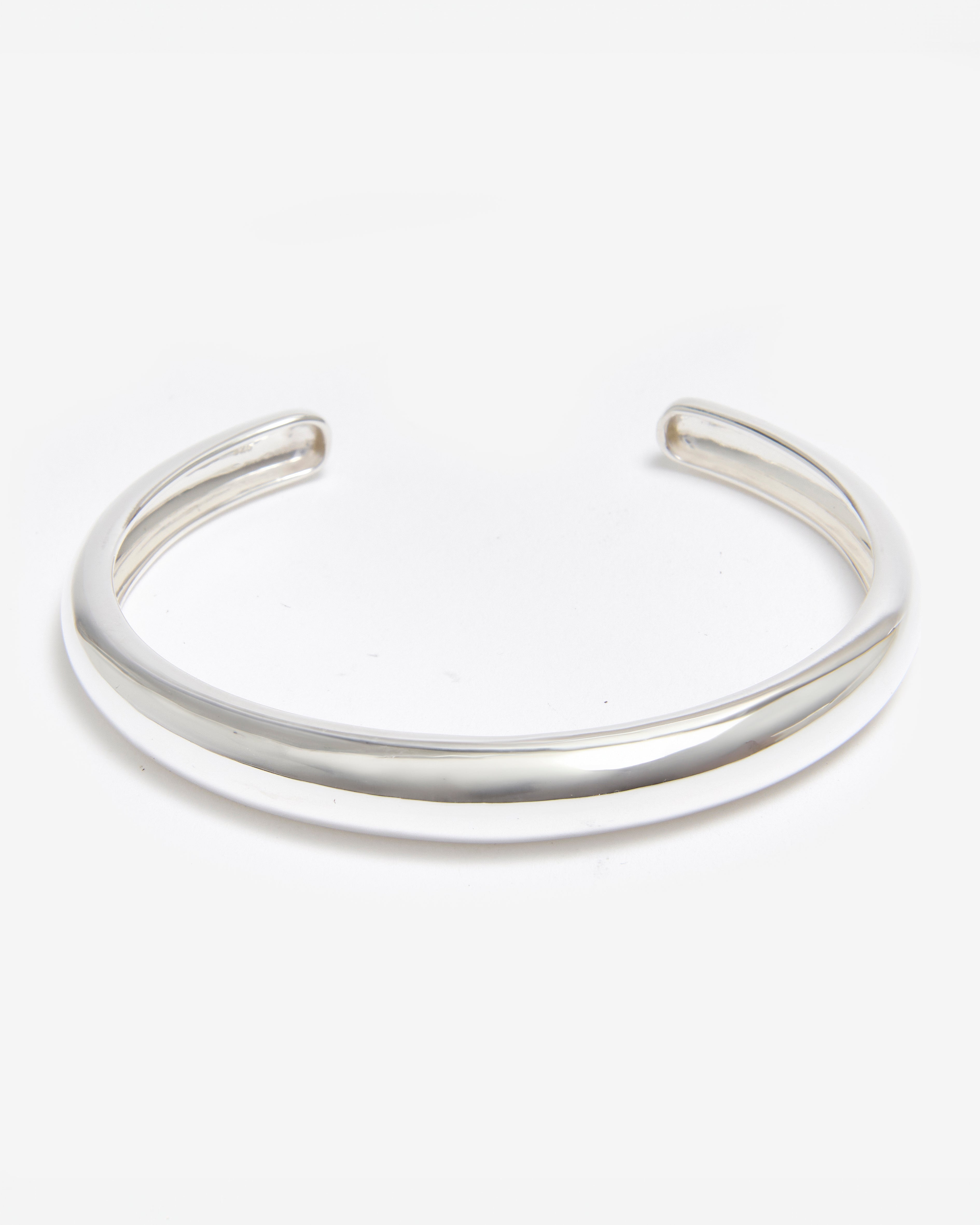 SILVER SIGNATURE CHUNKY CUFF BANGLE