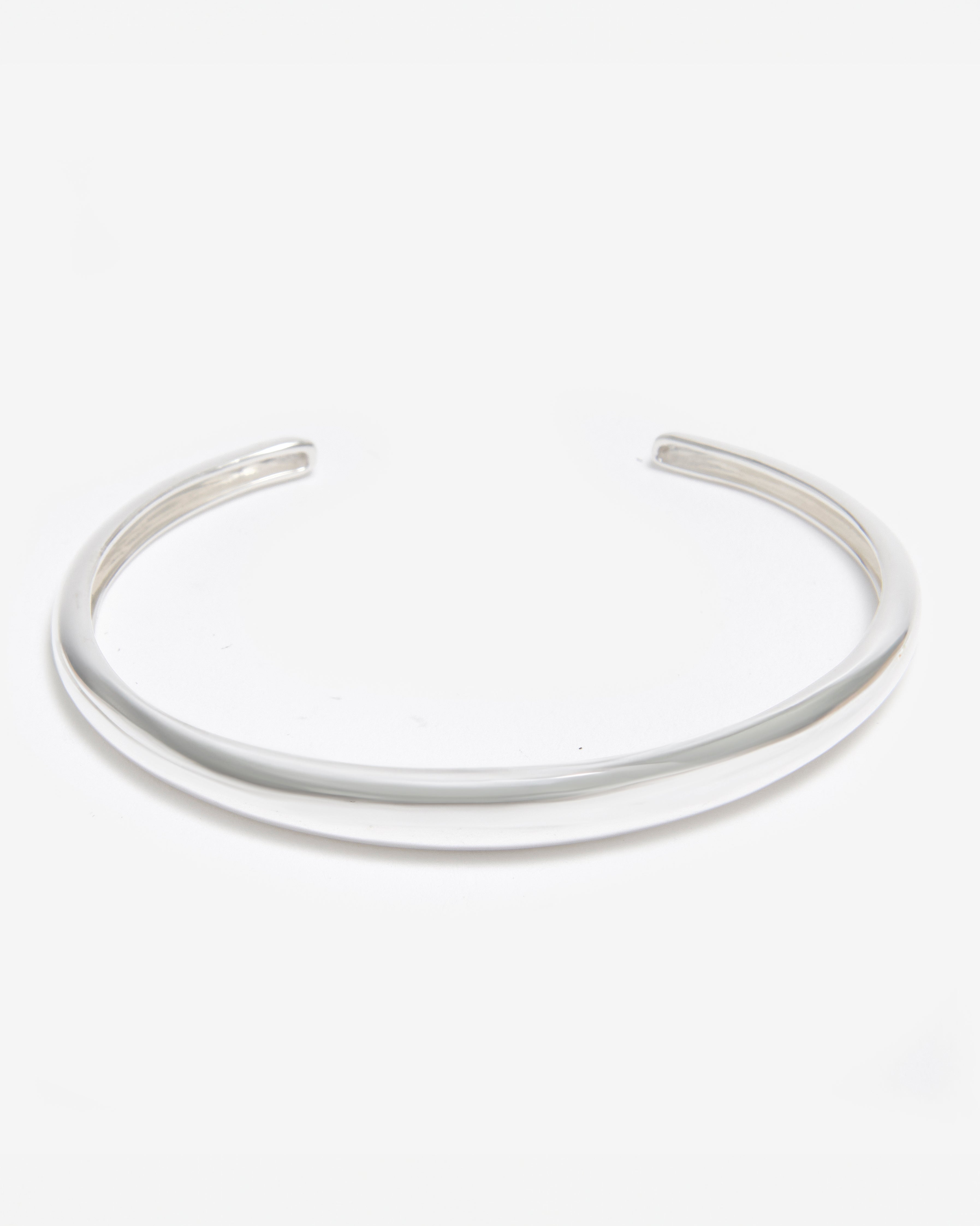 SILVER SIGNATURE CUFF BANGLE