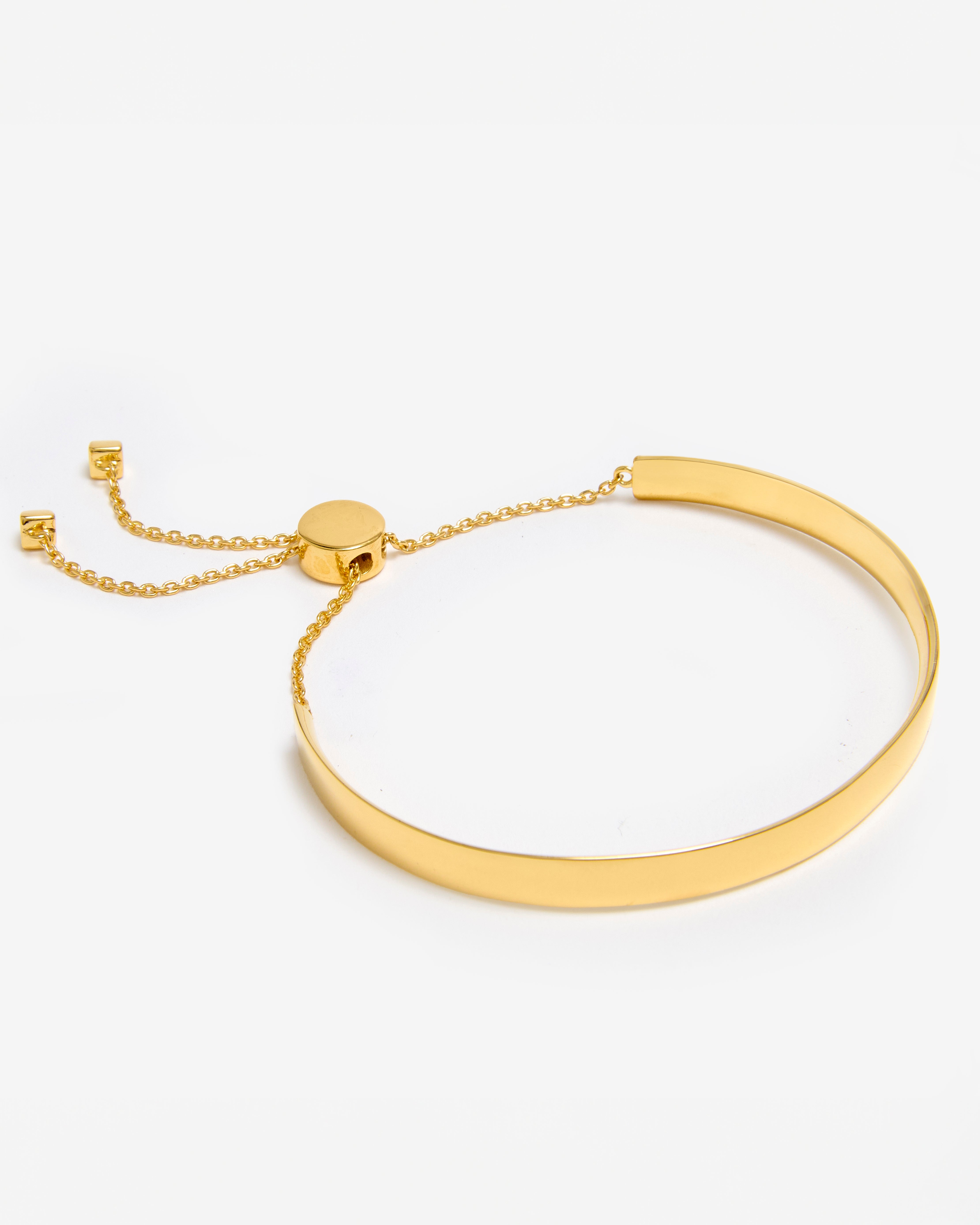 GOLD CLASSIC CHAIN BANGLE