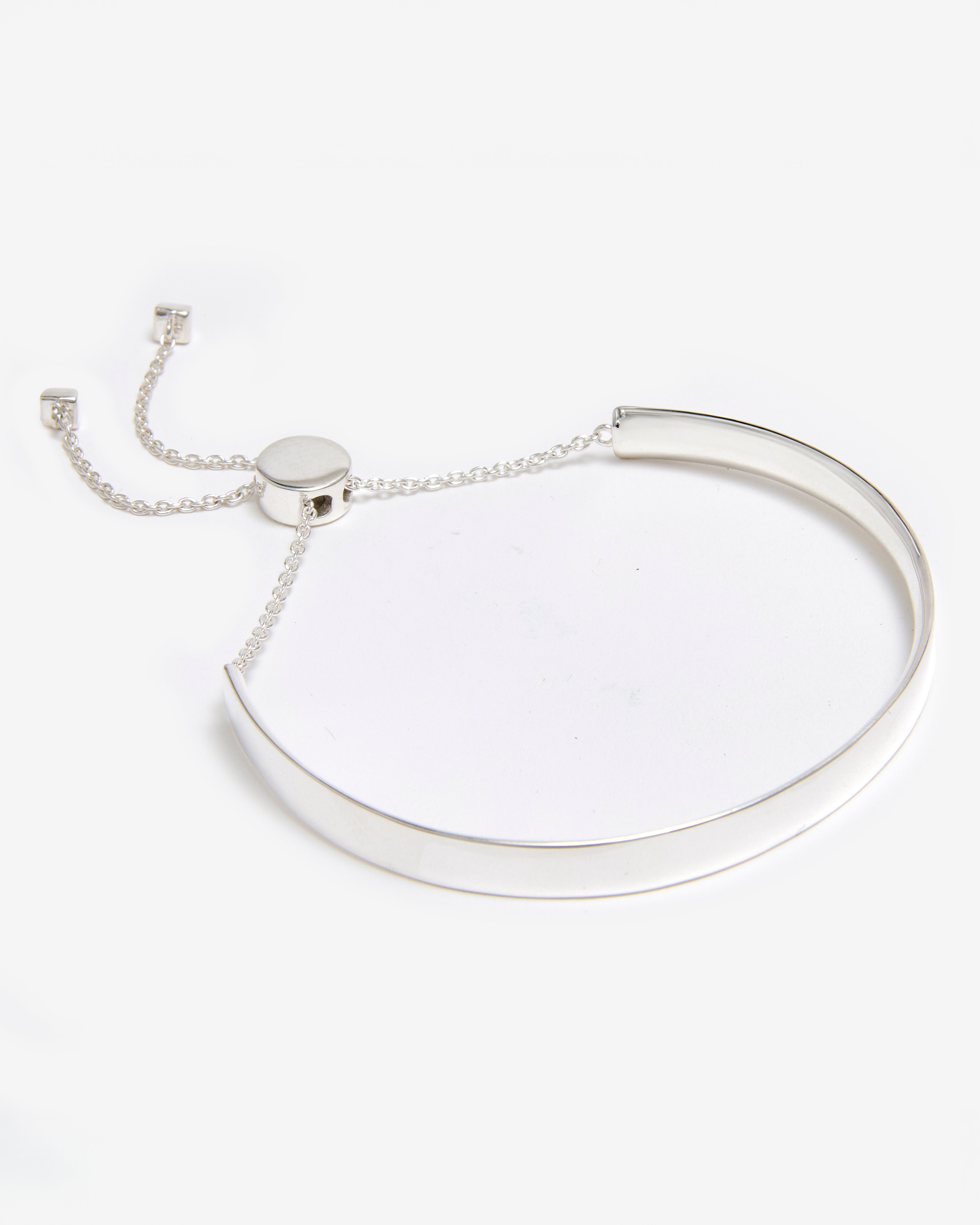 SILVER CLASSIC CHAIN BANGLE