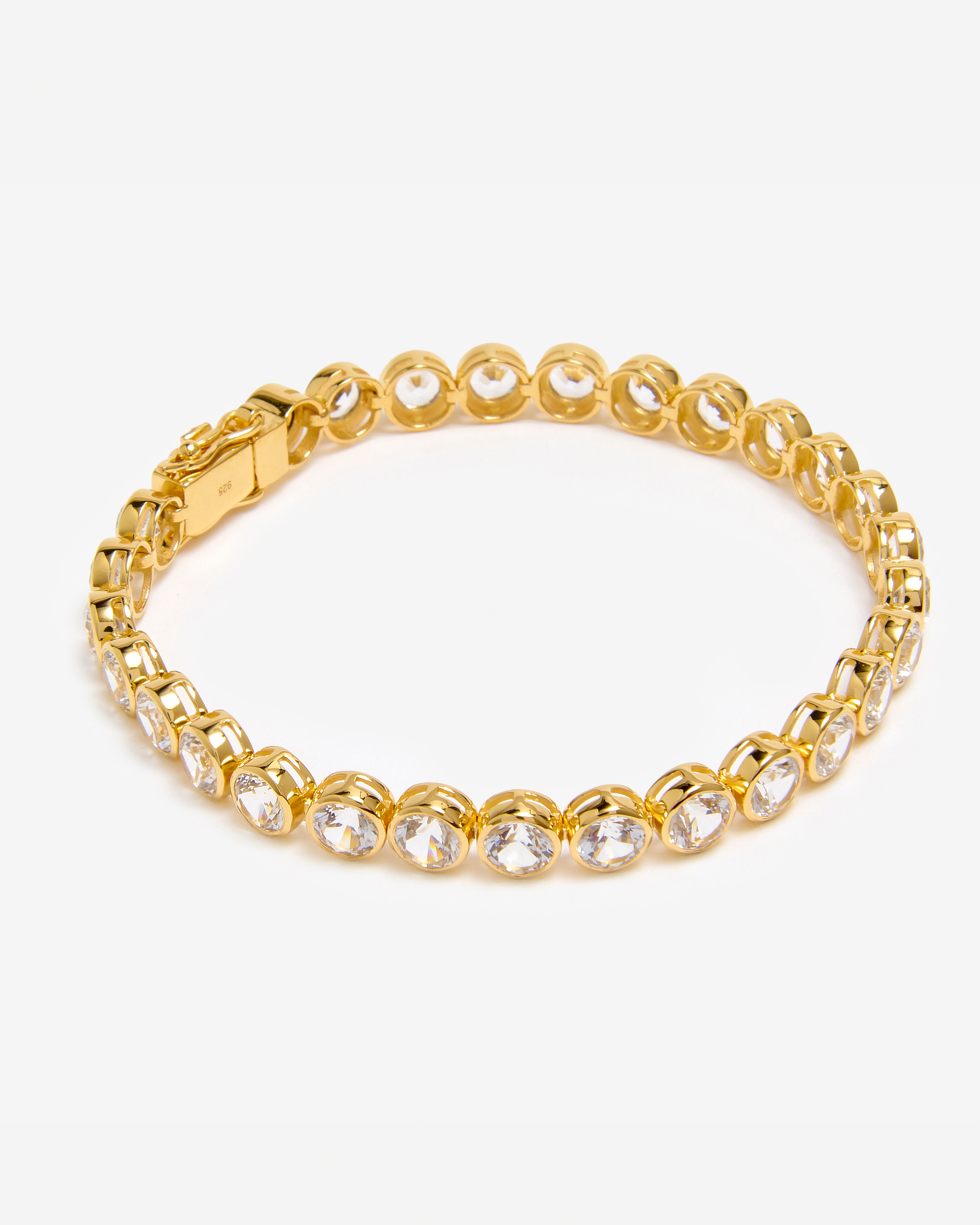 GOLD TENNIS BRACELET