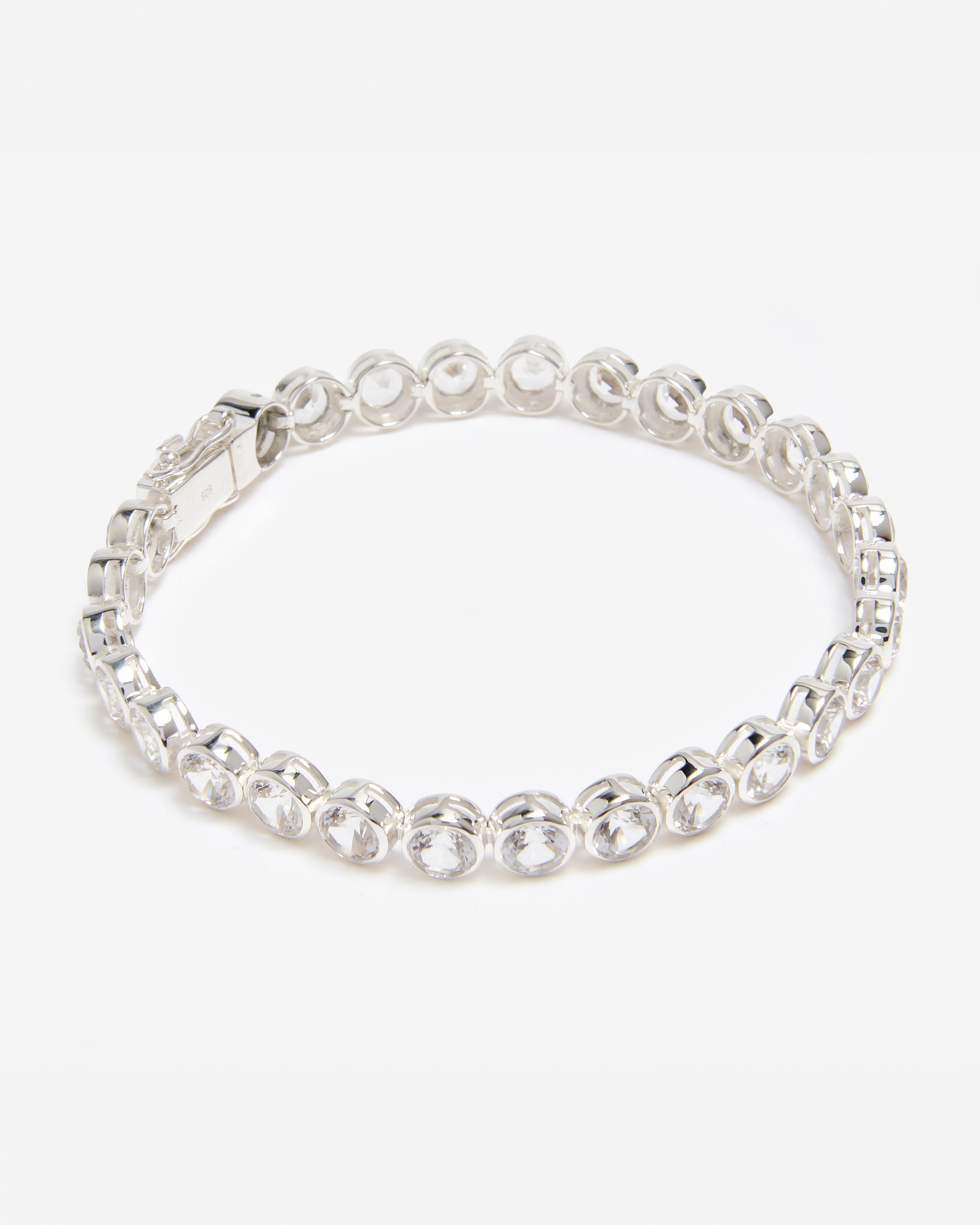 SILVER TENNIS BRACELET