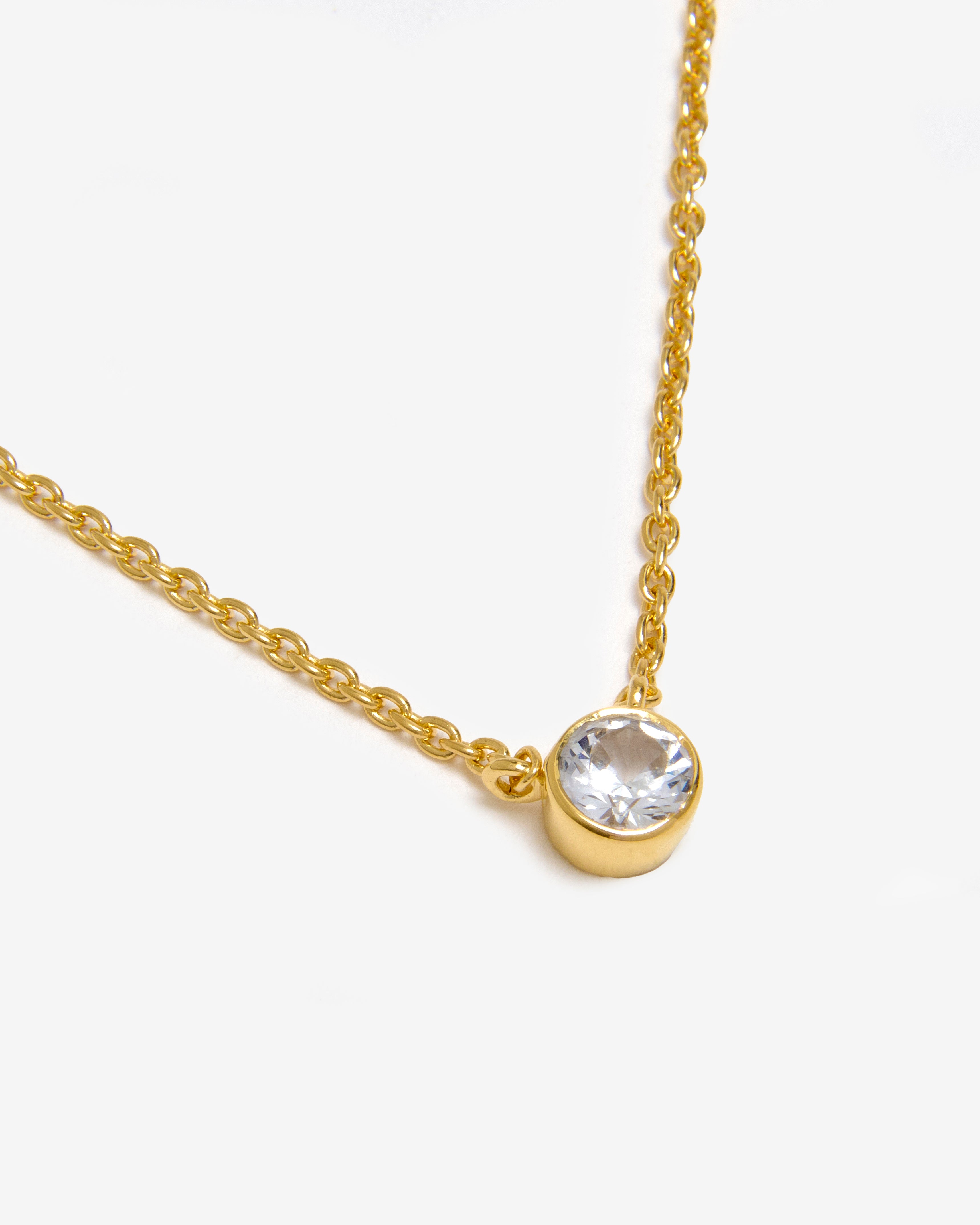 GOLD DOME DIAMOND NECKLACE