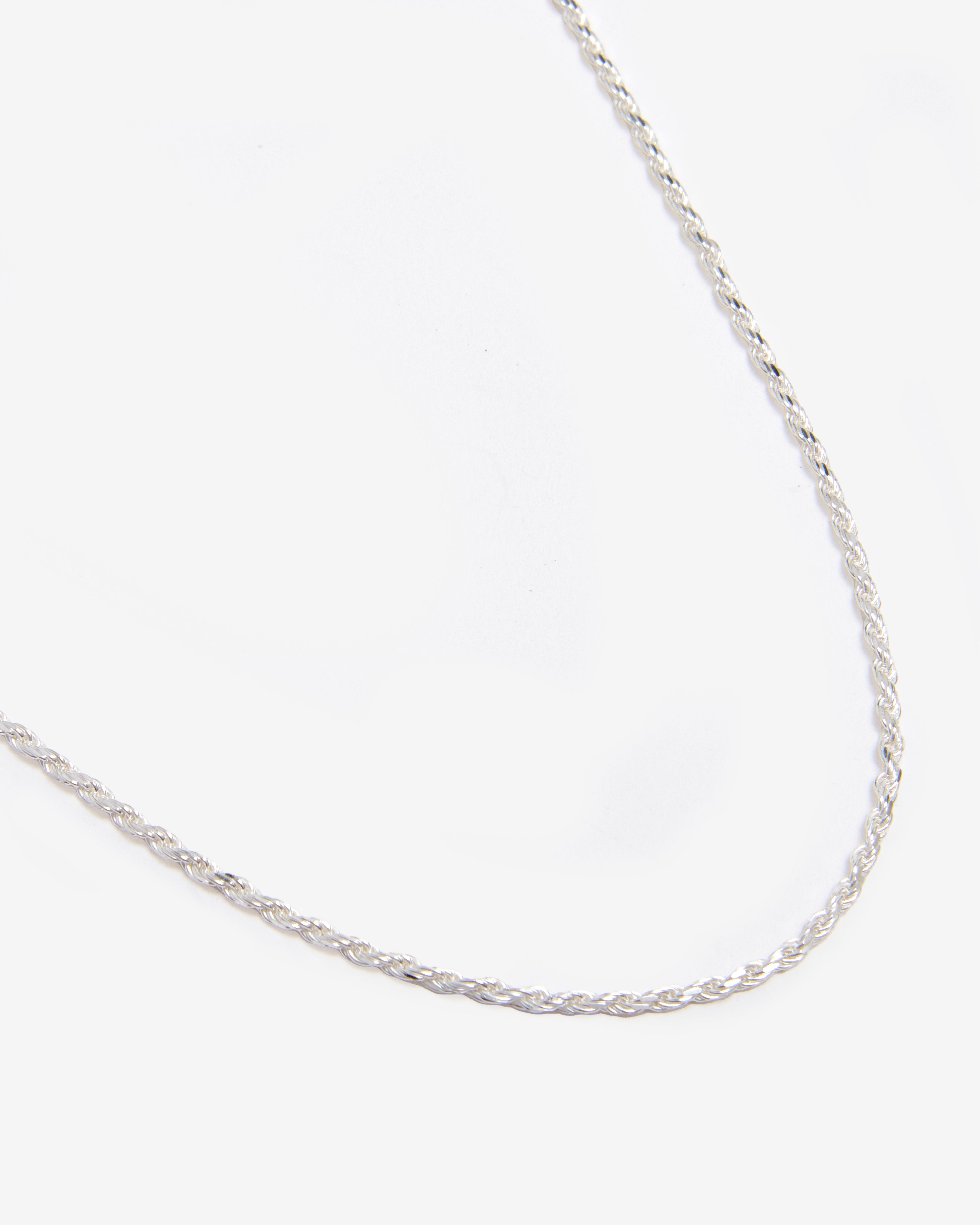 SILVER CLASSIC CHAIN NECKLACE